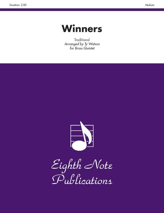 Winners Brass Quintet Sheet Music for Flexi and Small Ensemble