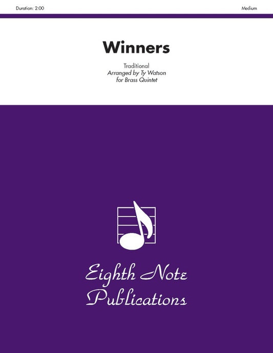 Winners Brass Quintet Sheet Music for Flexi and Small Ensemble