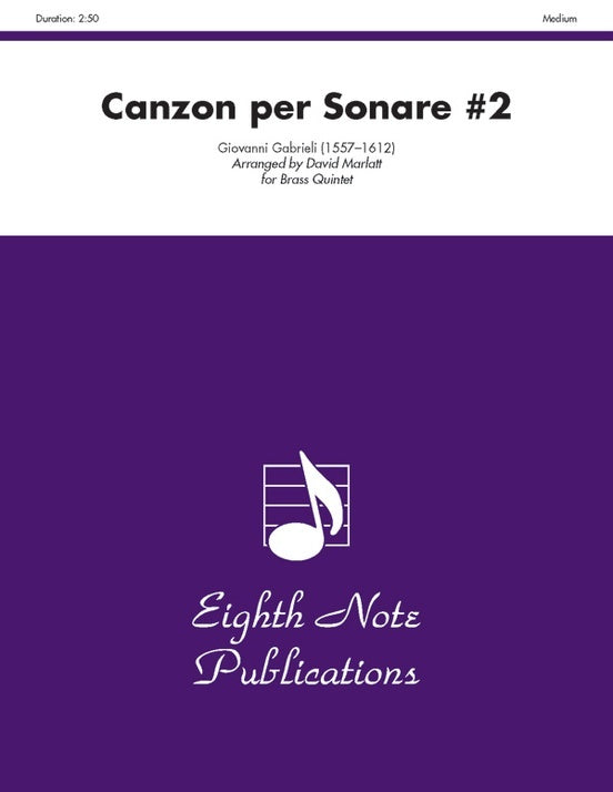 Canzon Per Sonare #2 Brass Quintet