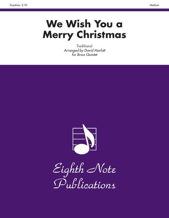 We Wish You a Merry Christmas Brass Quintet Sheet Music