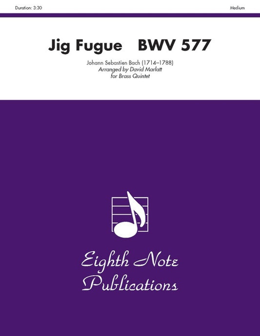 Jig Fugue BWV 577 Brass Quintet