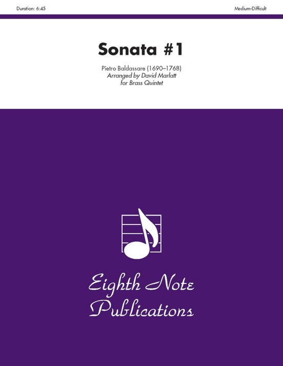 Sonata #1 for Brass Quintet - Flexi and Small Ensemble Sheet Music