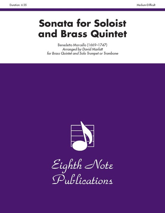 Sonata for Soloist and Brass Quintet Sheet Music