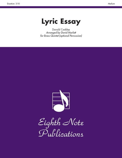Lyric Essay Brass Quintet