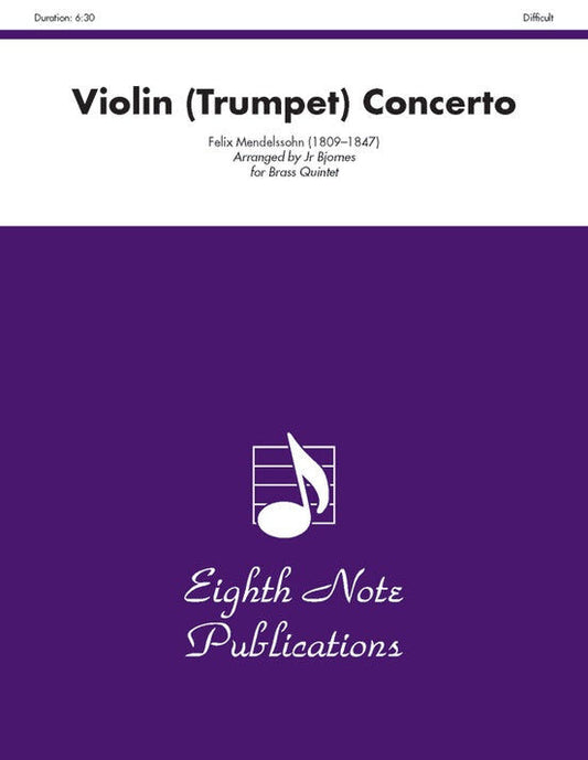 Violin and Trumpet Concerto Brass Quintet Sheet Music
