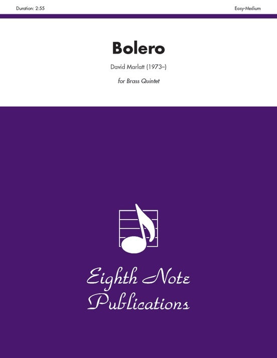 Bolero Brass Quintet Sheet Music for Flexi and Small Ensemble