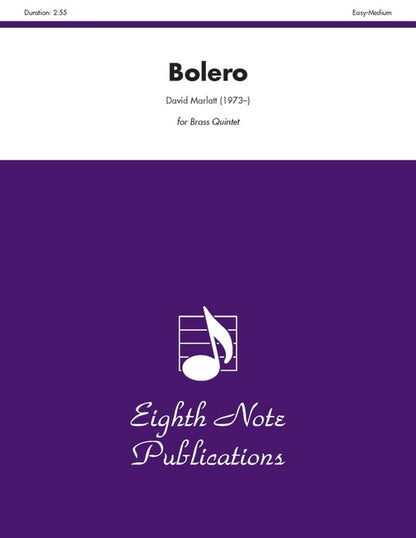 Bolero Brass Quintet Sheet Music for Flexi and Small Ensemble