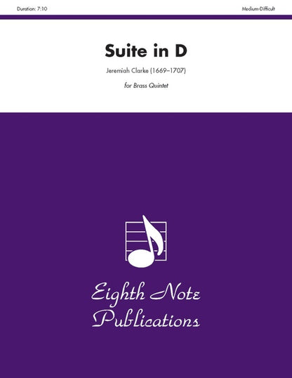 Suite in D for Brass Quintet Sheet Music