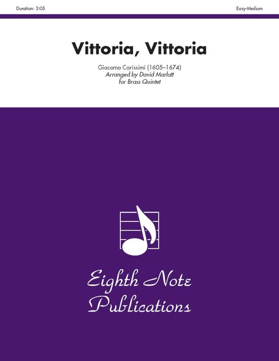 Vittoria Brass Quintet Sheet Music