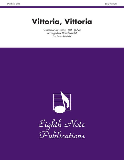 Vittoria Brass Quintet Sheet Music