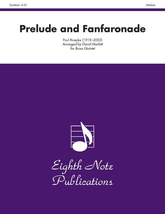 Prelude And Fanfaronade Brass Quintet