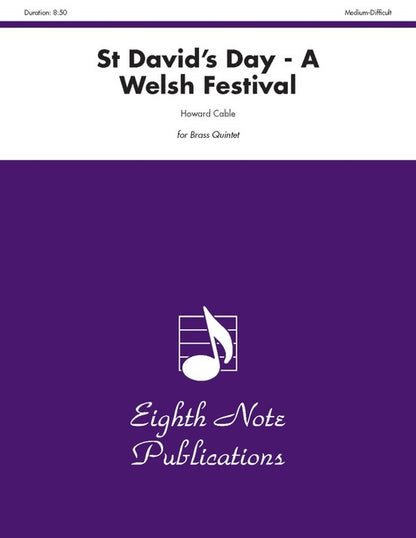 St Davids Day Brass Quintet Sheet Music