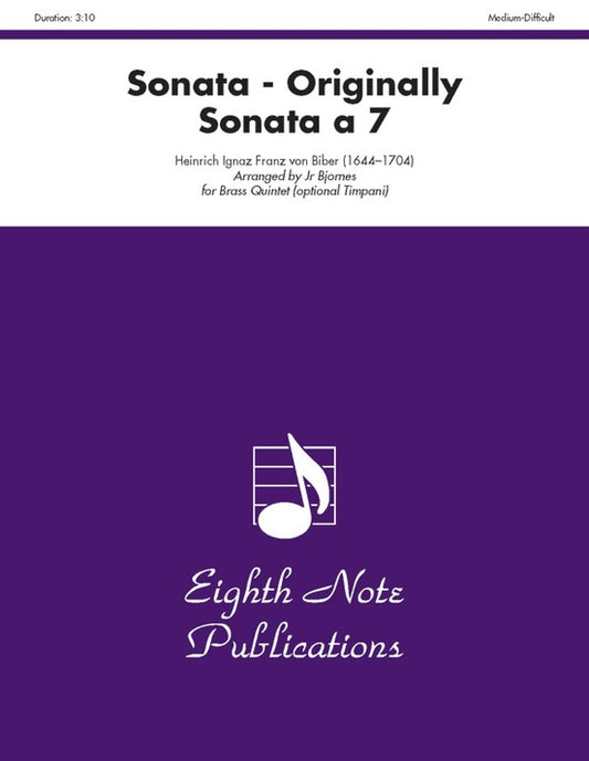 Sonata for Brass Quintet - Flexi and Small Ensemble Sheet Music