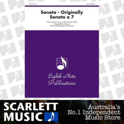 Sonata for Brass Quintet - Flexi and Small Ensemble Sheet Music — view 2