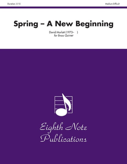 Spring - A New Beginning Brass Quintet Sheet Music