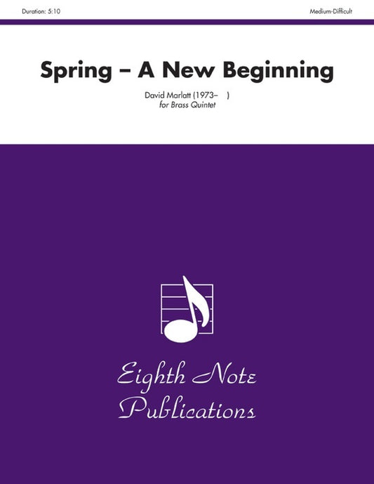 Spring - A New Beginning Brass Quintet Sheet Music