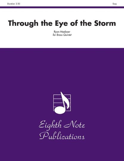 Through the Eye of the Storm Brass Quintet Sheet Music