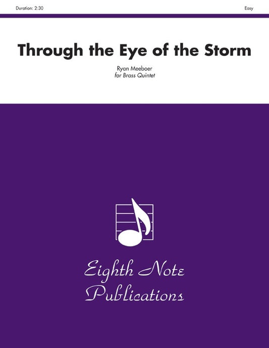 Through the Eye of the Storm Brass Quintet Sheet Music