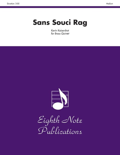 Sans Souci Rag for Brass Quintet - Flexi and Small Ensemble Sheet Music