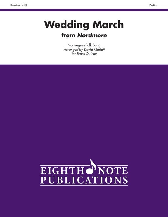 Wedding March Sheet Music for Brass Quintet