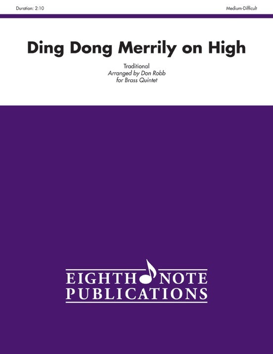 Ding Dong Merrily On High Brass Quintet