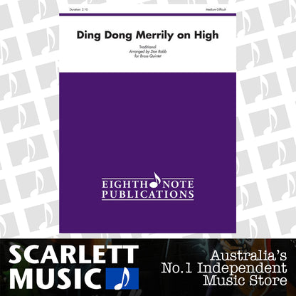 Ding Dong Merrily On High Brass Quintet — view 2