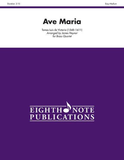 Ave Maria Brass Quartet Sheet Music for Flexi and Small Ensemble