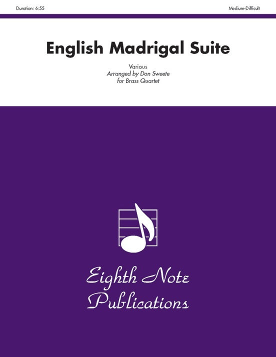English Madrigal Suite Brass Quartet