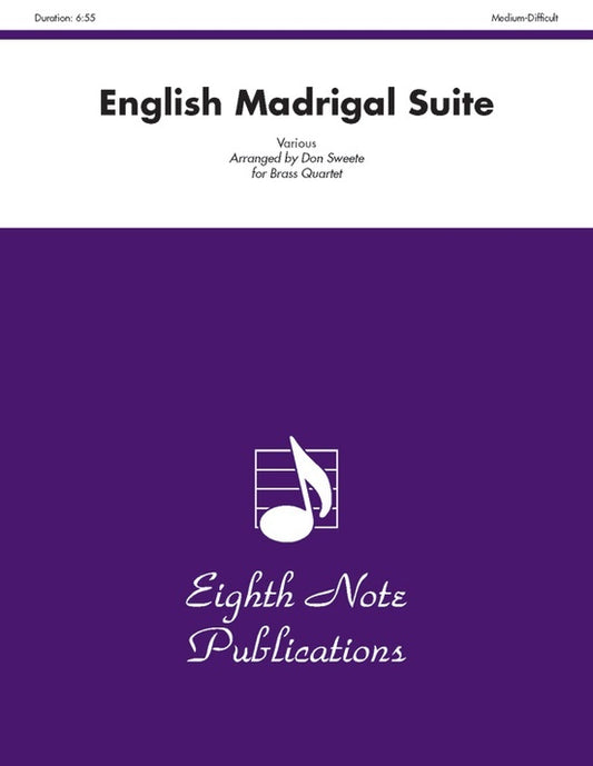 English Madrigal Suite Brass Quartet