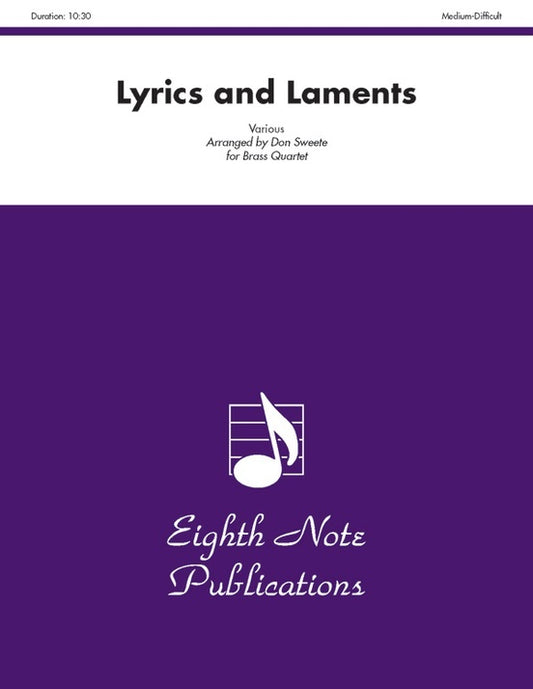 Lyrics And Laments Brass Quartet