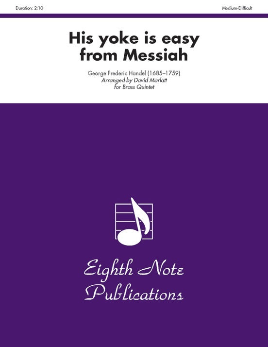 His Yoke Is Easy From Messiah Brass Quintet
