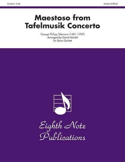 Maestoso From Tafelmusik Concerto Brass Quintet