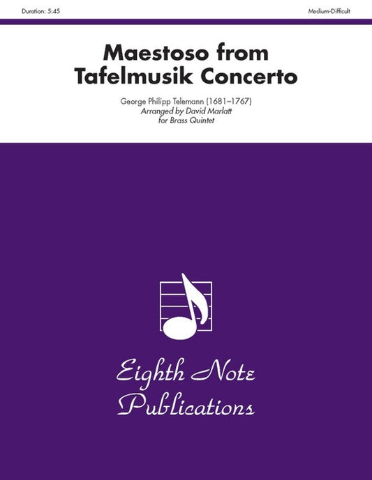 Maestoso From Tafelmusik Concerto Brass Quintet