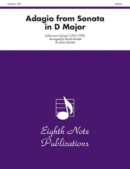 Adagio from Sonata in D Major for Brass Quintet