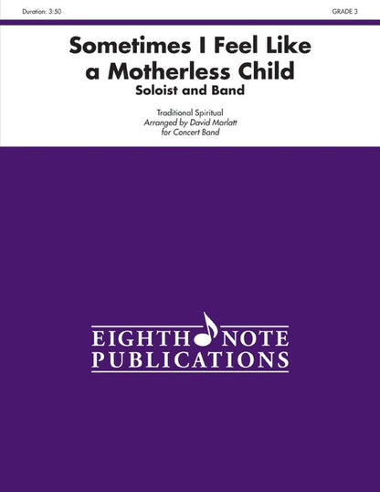 Sometimes I Feel Like a Motherless Child Concert Band Sheet Music Grade 3
