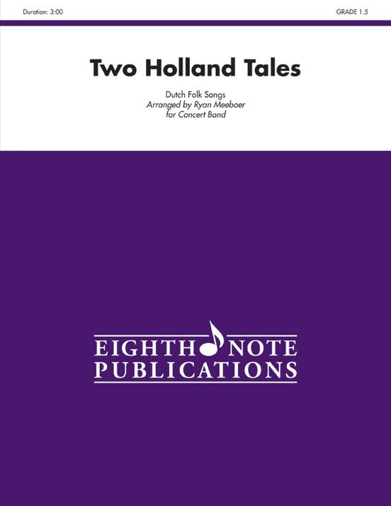 Two Holland Tales Concert Band Sheet Music Grade 1.5