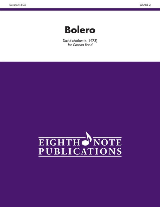 Bolero for Concert Band Grade 2 Sheet Music