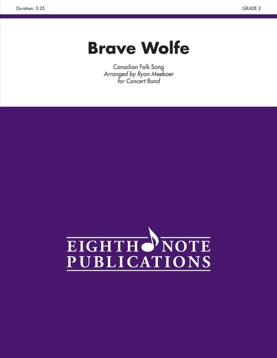 Brave Wolfe Concert Band Sheet Music Grade 2