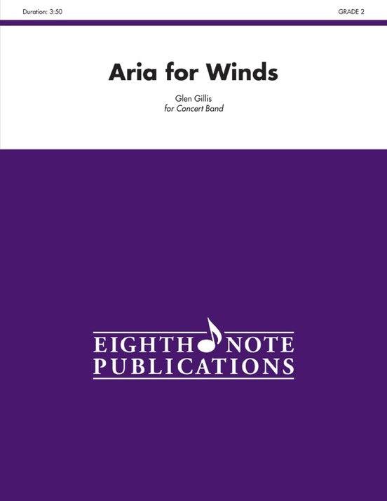 Aria for Winds Concert Band Sheet Music Grade 2