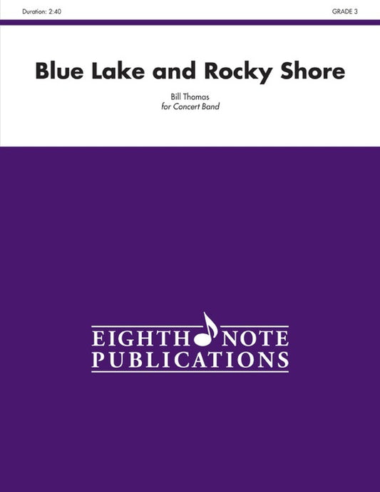 Blue Lake and Rocky Shore Concert Band Sheet Music Grade 3