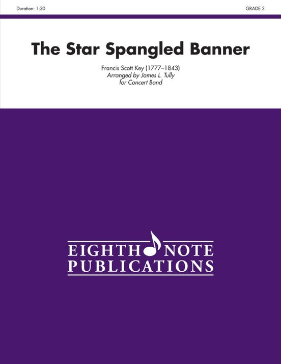Star Spangled Banner Concert Band Sheet Music Grade 3