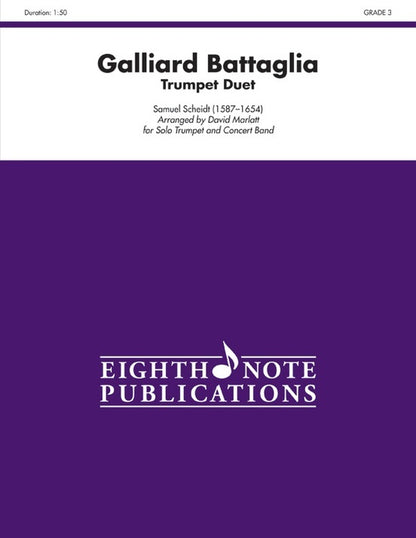 Galliard Battaglia Two Trumpets And Concert Band Gr 3
