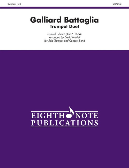 Galliard Battaglia Two Trumpets And Concert Band Gr 3