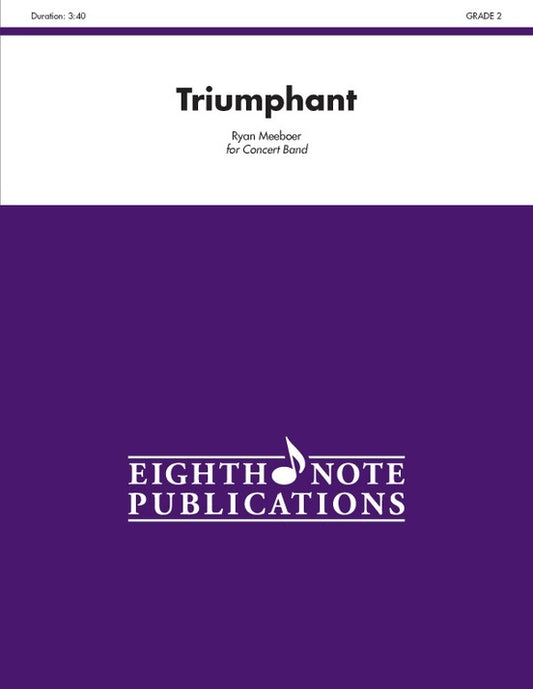 Triumphant Concert Band Sheet Music Grade 2