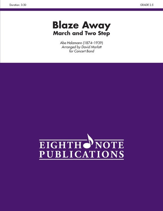 Blaze Away Concert Band Sheet Music Grade 2.5
