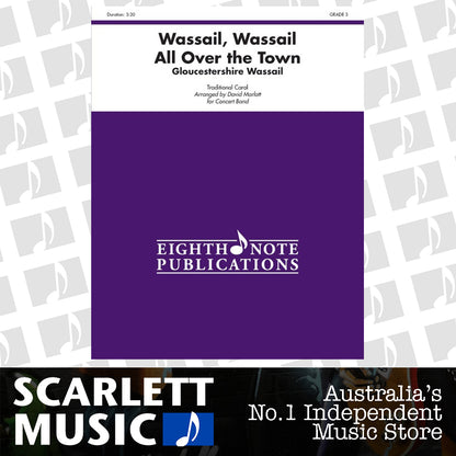 Wassail Wassail All Over Concert Band Sheet Music Grade 3 — view 2