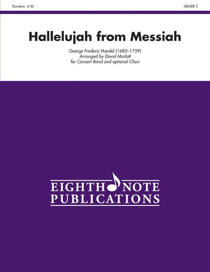 Hallelujah From Messiah Concert Band Gr 3 And Optional Choir