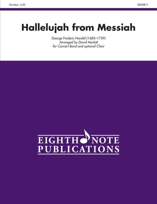 Hallelujah From Messiah Concert Band Gr 3 And Optional Choir