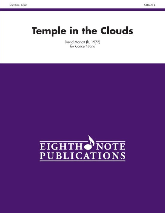 Temple in the Clouds Concert Band Sheet Music Grade 4
