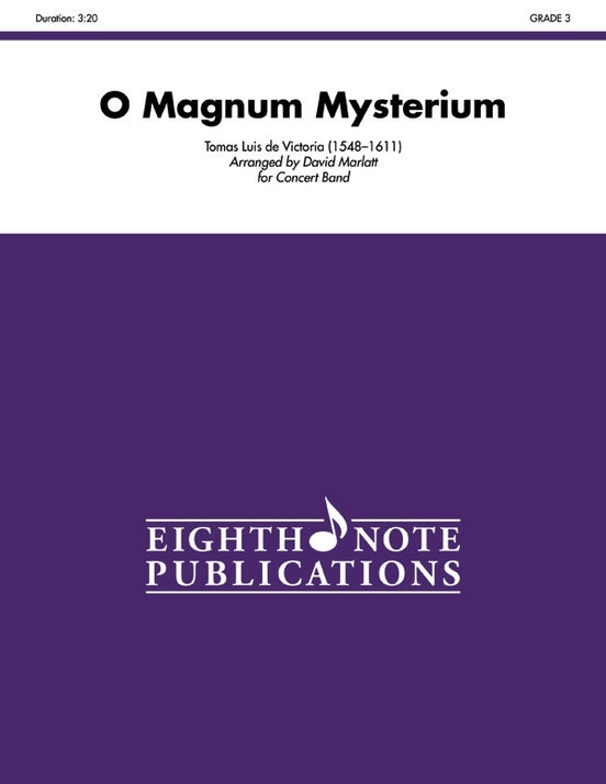 O Magnum Mysterium Concert Band Gr 3